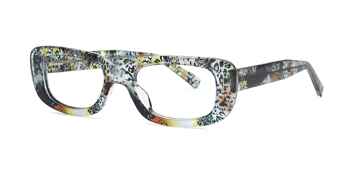 Floral Oval Gorgeous Custom Engraving Eyeglasses | WhereLight