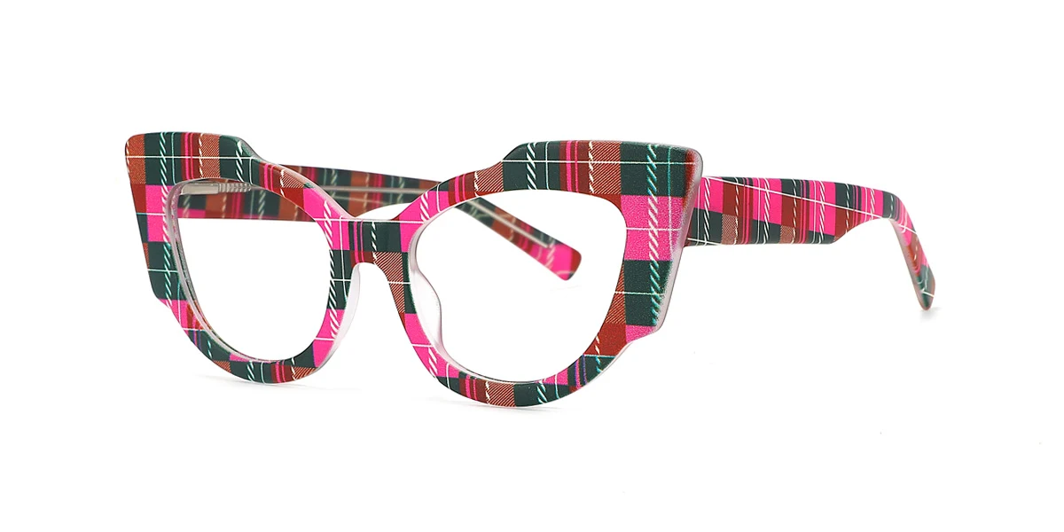 Pink Cateye Unique  Eyeglasses | WhereLight