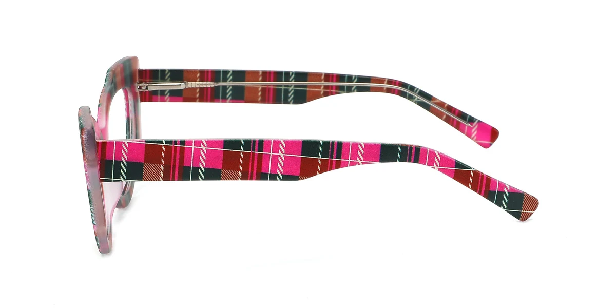 Pink Cateye Unique  Eyeglasses | WhereLight