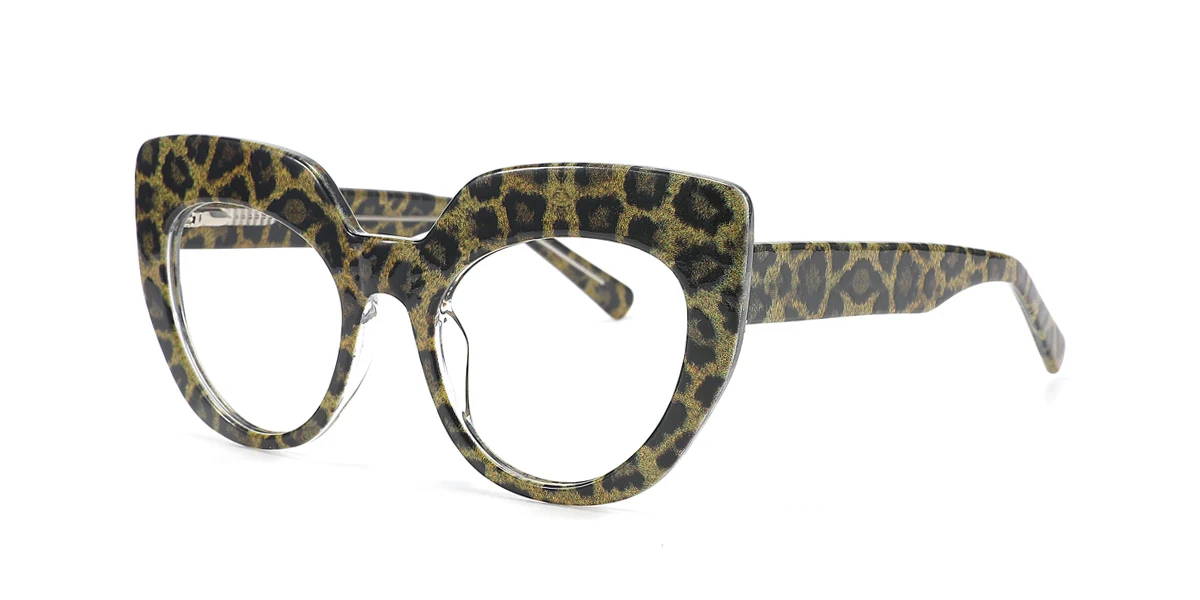 Tortoiseshell Cateye Unique Spring Hinges Eyeglasses | WhereLight