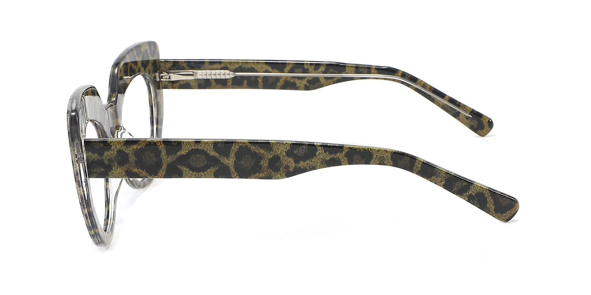 Tortoiseshell Cateye Unique Spring Hinges Eyeglasses | WhereLight