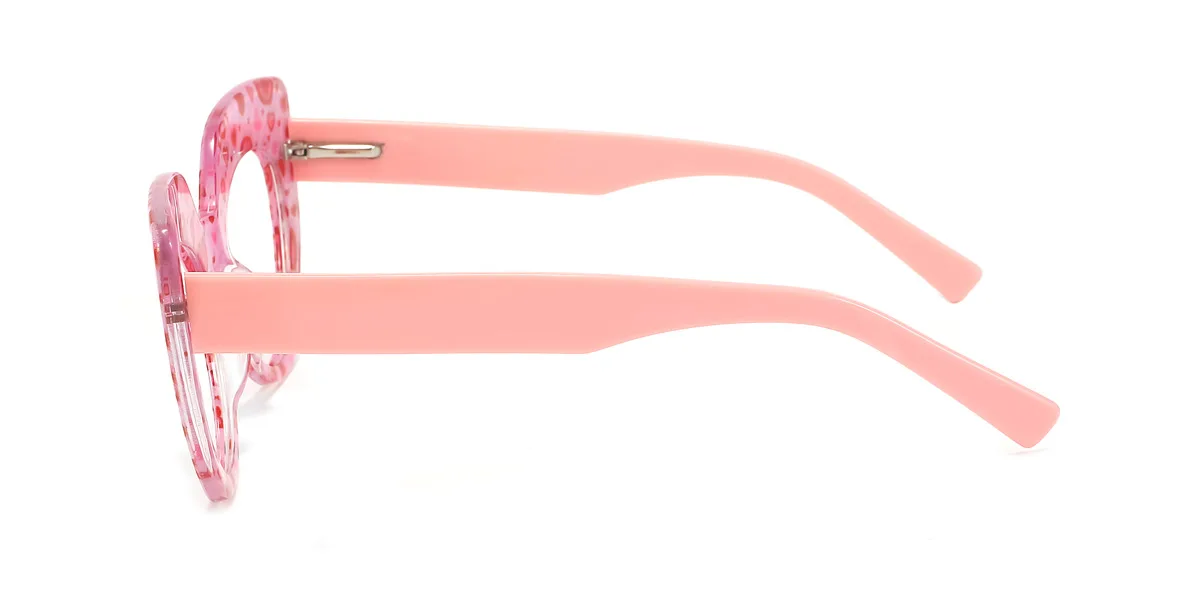 Pink Cateye Unique  Eyeglasses | WhereLight