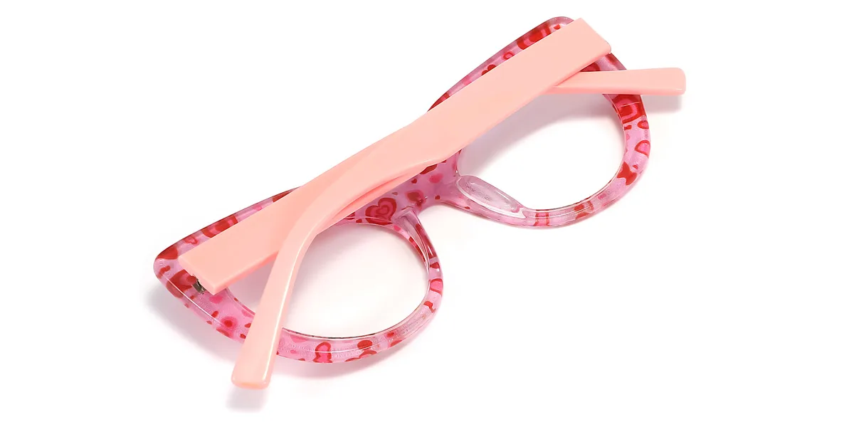 Pink Cateye Unique  Eyeglasses | WhereLight