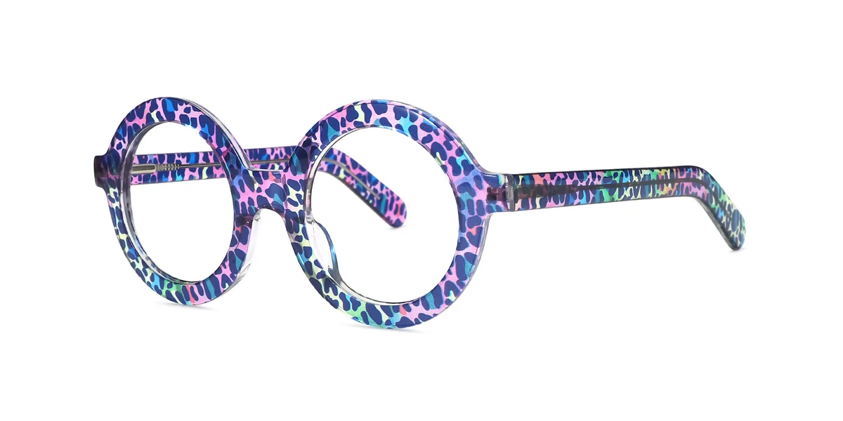 Multicolor Round Unique Spring Hinges Eyeglasses | WhereLight