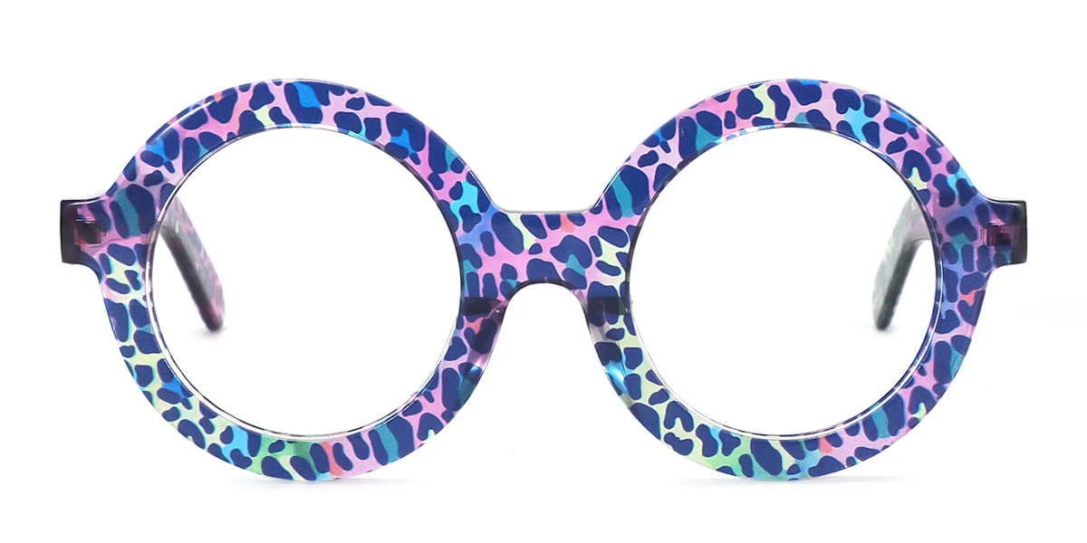 Multicolor Round Unique Spring Hinges Eyeglasses | WhereLight