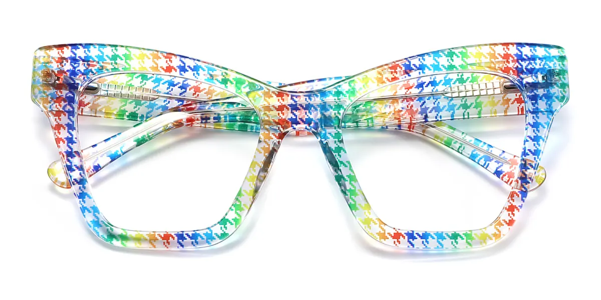 Multicolor Cateye Gorgeous Spring Hinges Eyeglasses | WhereLight