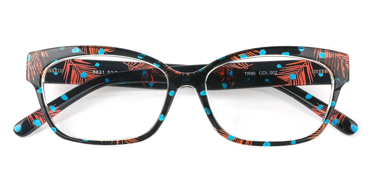 Other Rectangle Classic Super Light Custom Engraving Eyeglasses | WhereLight