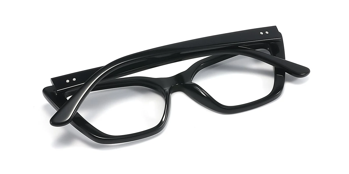 Black Cateye Unique  Eyeglasses | WhereLight