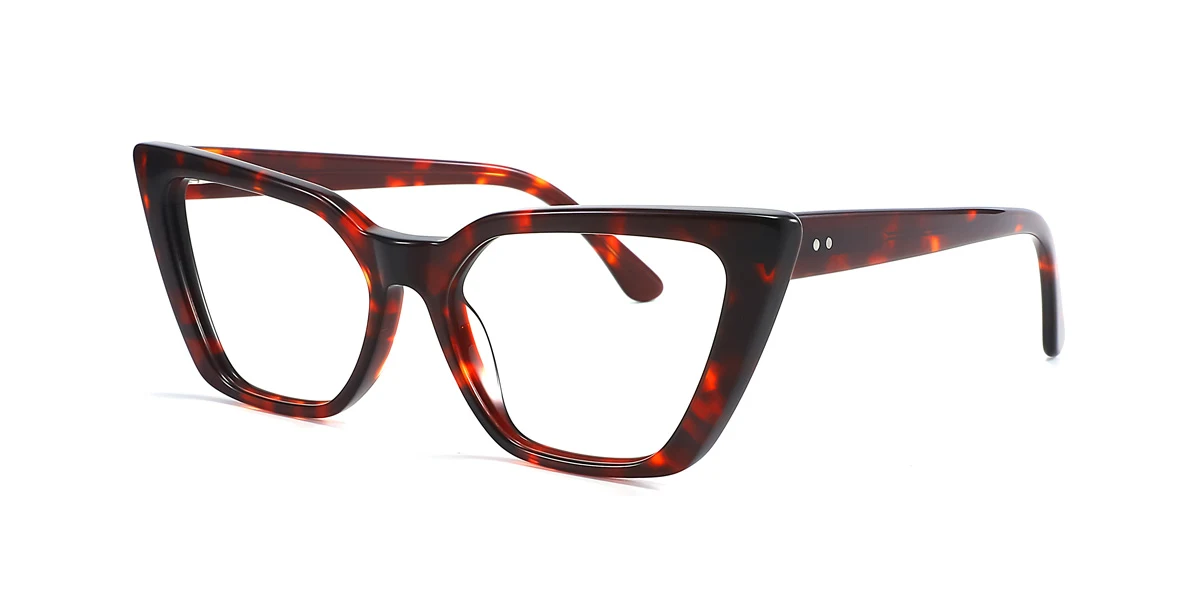 Tortoiseshell Cateye Unique  Eyeglasses | WhereLight