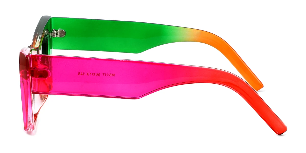 Multicolor Cateye Simple Unique Custom Engraving Eyeglasses | WhereLight