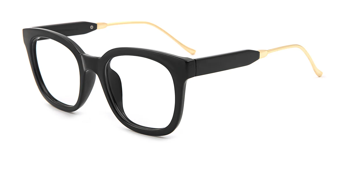 Black Oval Classic Unique Gorgeous Custom Engraving Eyeglasses | WhereLight