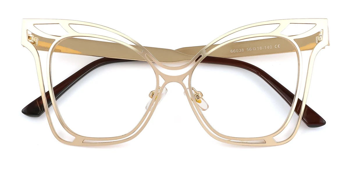 Gold Butterfly Gorgeous  Eyeglasses | WhereLight