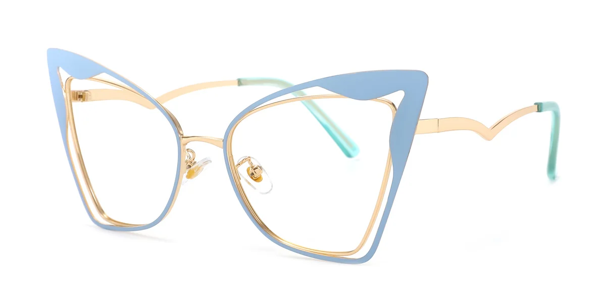 Blue Cateye Gorgeous  Eyeglasses | WhereLight