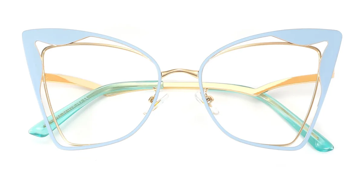 Blue Cateye Gorgeous  Eyeglasses | WhereLight