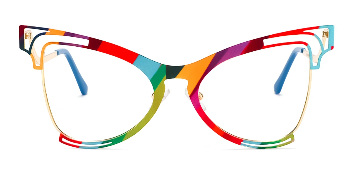 Multicolor Butterfly Unique Gorgeous  Eyeglasses | WhereLight