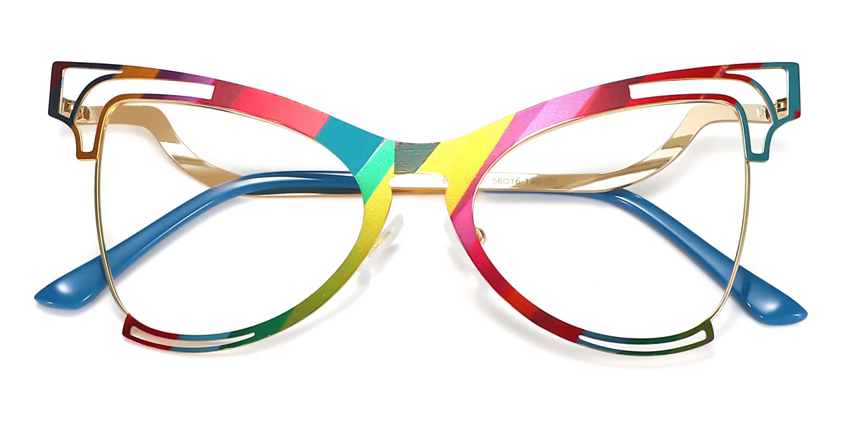 Multicolor Butterfly Unique Gorgeous  Eyeglasses | WhereLight