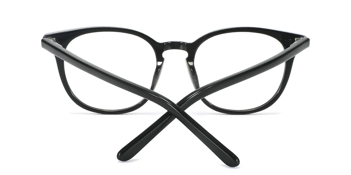 Black Rectangle Gorgeous  Eyeglasses | WhereLight