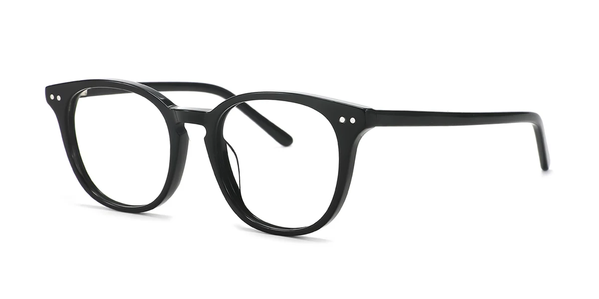 Black Rectangle Gorgeous  Eyeglasses | WhereLight