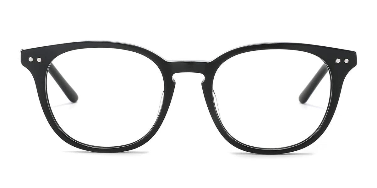 Black Rectangle Gorgeous  Eyeglasses | WhereLight