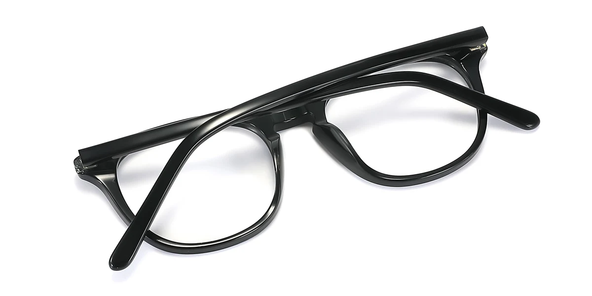 Black Rectangle Gorgeous  Eyeglasses | WhereLight