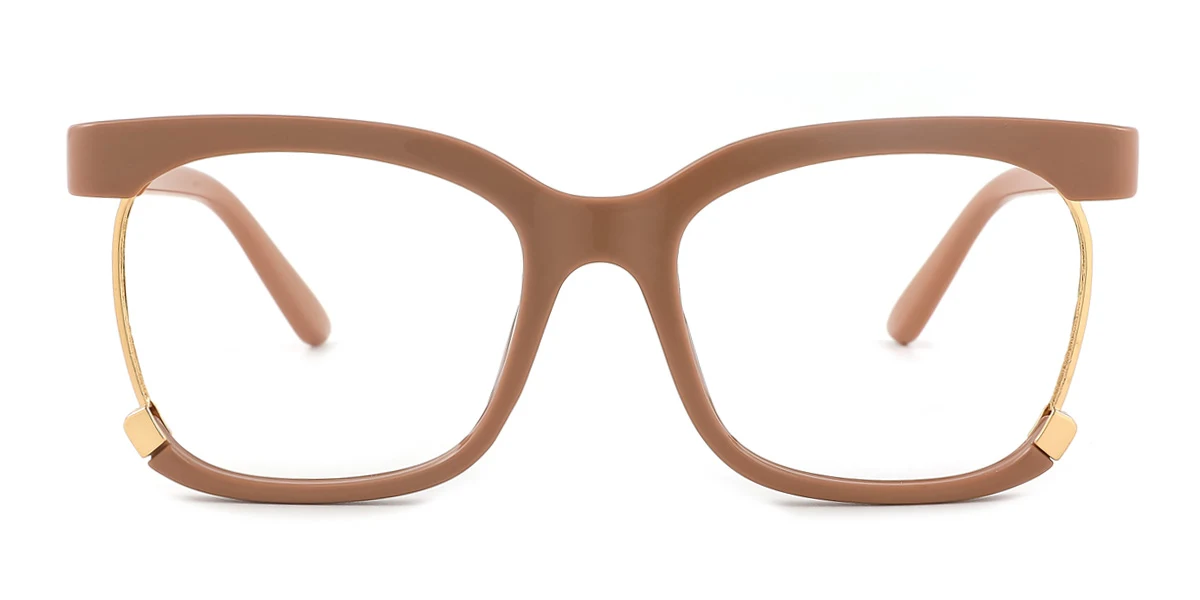 Brown Oval Gorgeous Custom Engraving Eyeglasses | WhereLight