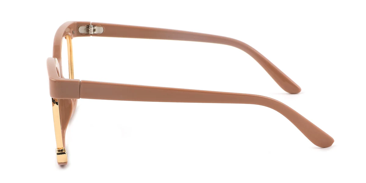 Brown Oval Gorgeous Custom Engraving Eyeglasses | WhereLight