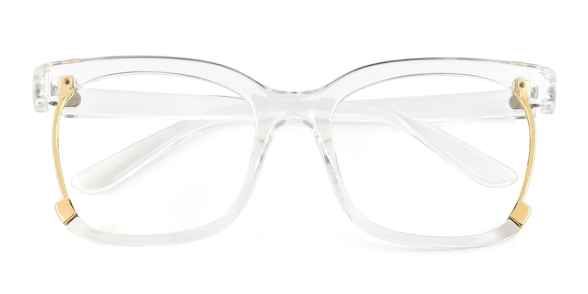 Clear Oval Gorgeous Custom Engraving Eyeglasses | WhereLight