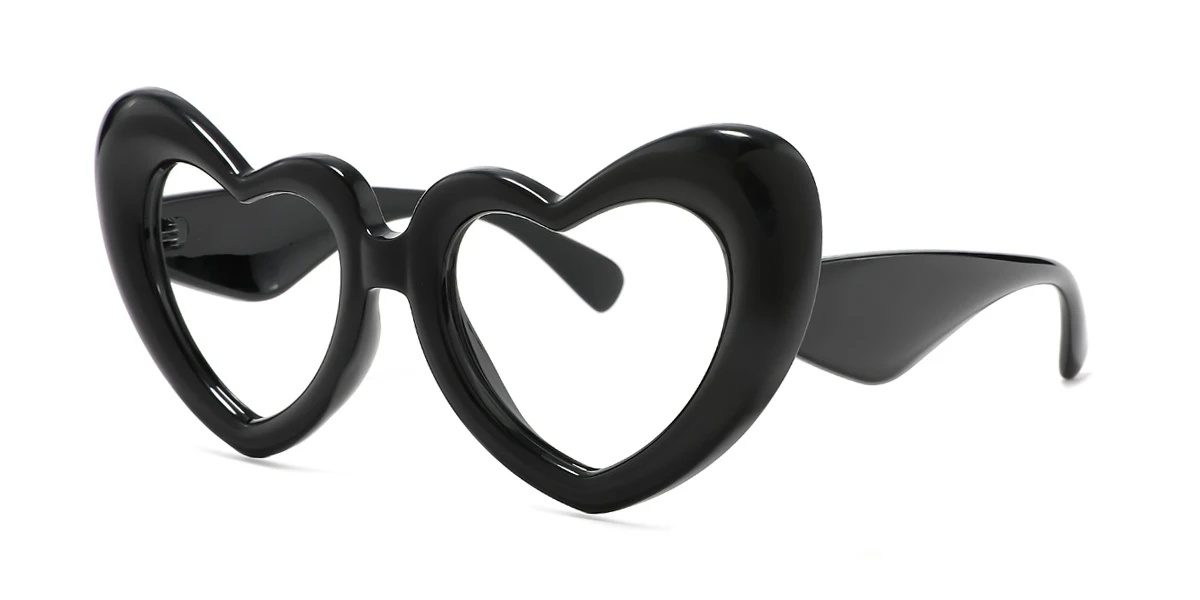 Black Heart Gorgeous  Eyeglasses | WhereLight