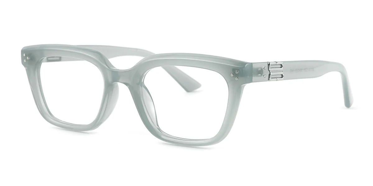Grey Rectangle Gorgeous  Eyeglasses | WhereLight