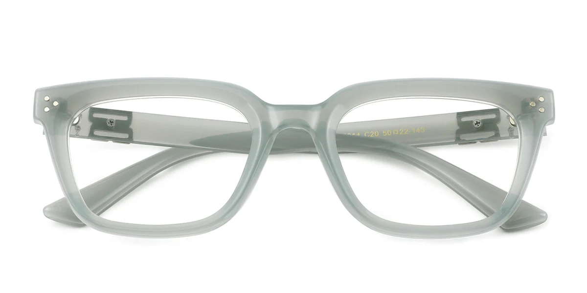 Grey Rectangle Gorgeous  Eyeglasses | WhereLight