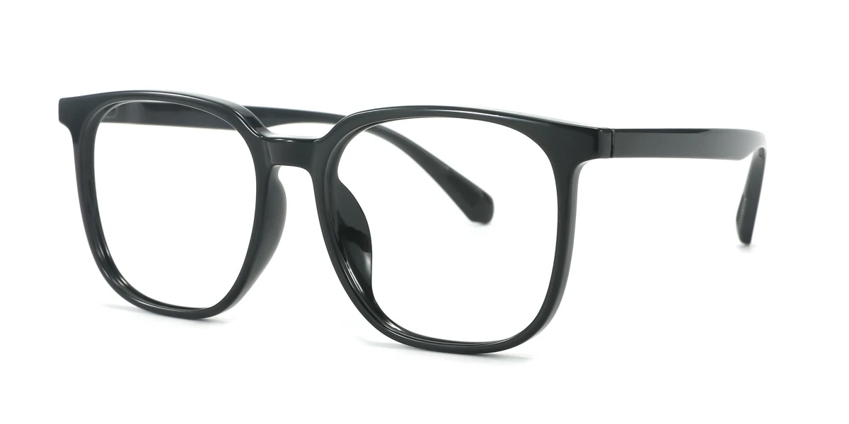 Black Rectangle Unique  Eyeglasses | WhereLight