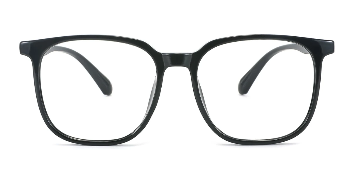 Black Rectangle Unique  Eyeglasses | WhereLight