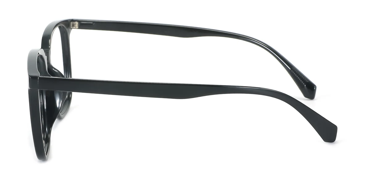 Black Rectangle Unique  Eyeglasses | WhereLight