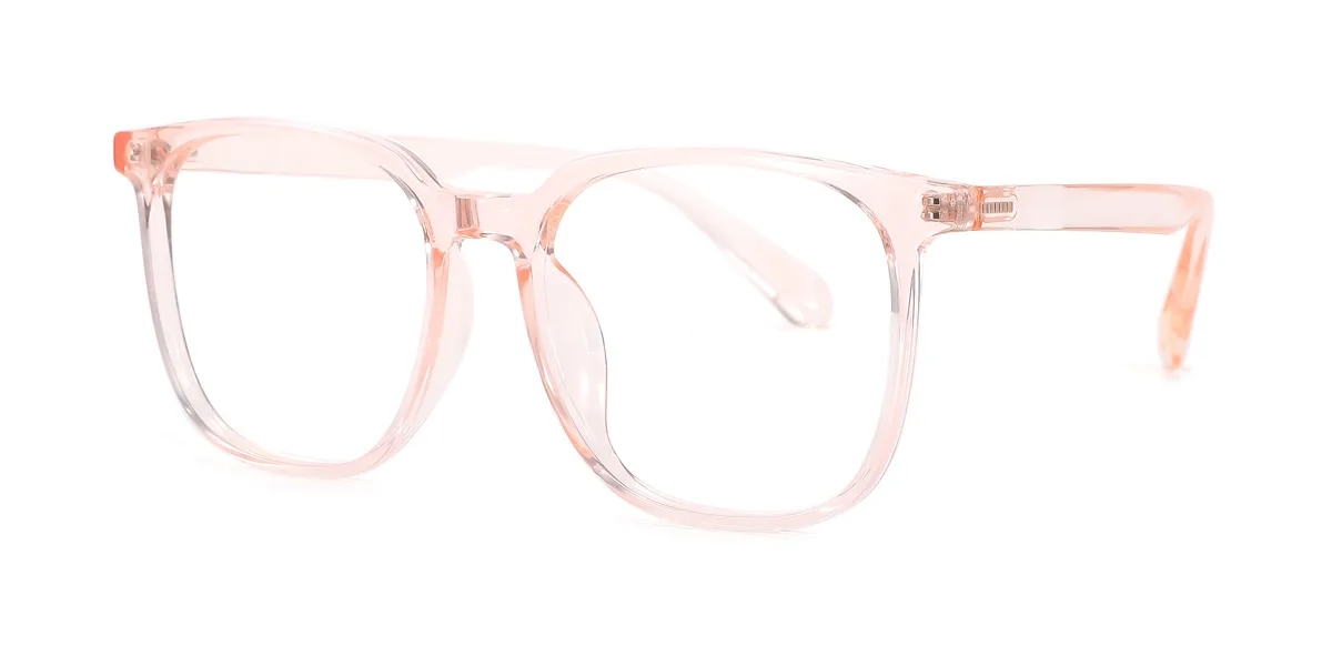 Pink Rectangle Unique  Eyeglasses | WhereLight