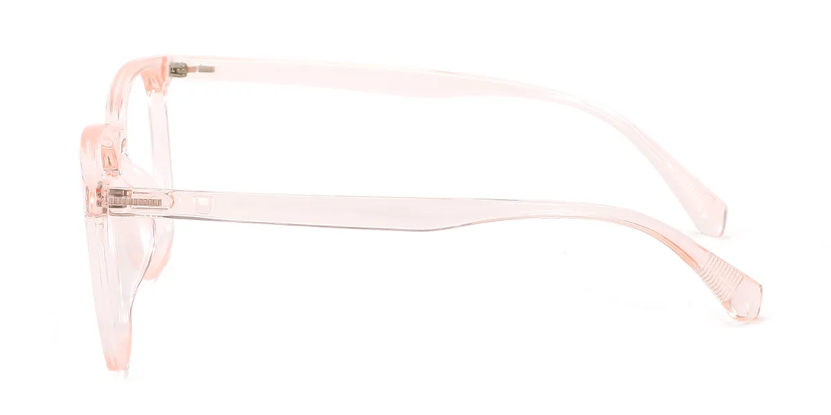 Pink Rectangle Unique  Eyeglasses | WhereLight