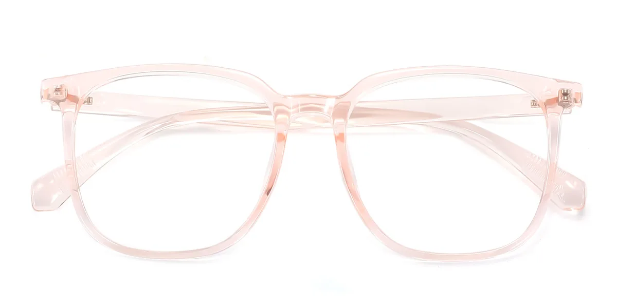 Pink Rectangle Unique  Eyeglasses | WhereLight