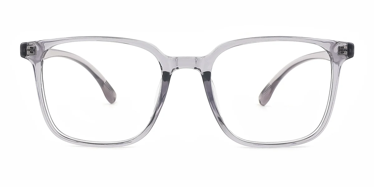 Grey Rectangle Unique Gorgeous  Eyeglasses | WhereLight