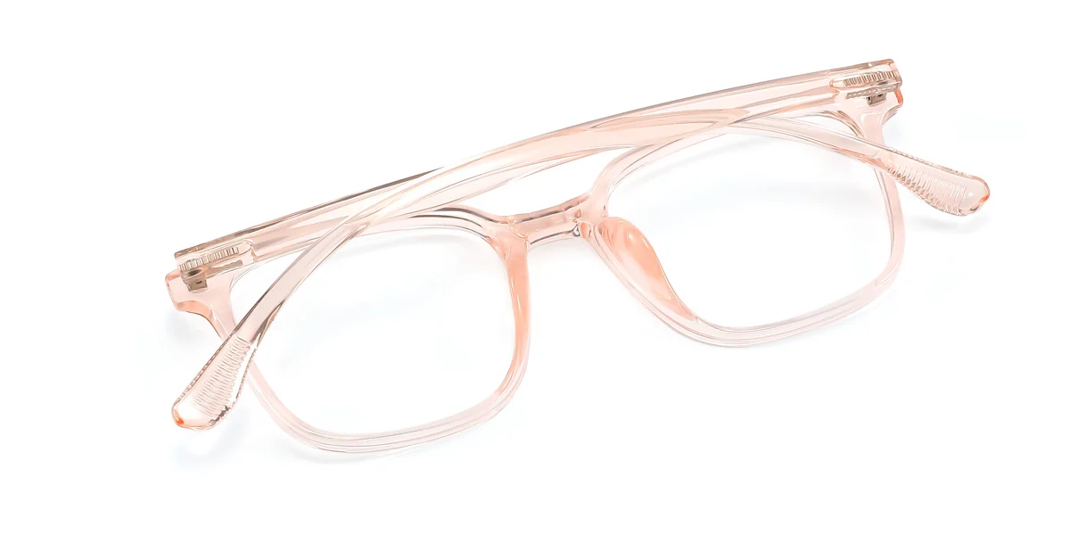 Pink Rectangle Unique Gorgeous  Eyeglasses | WhereLight