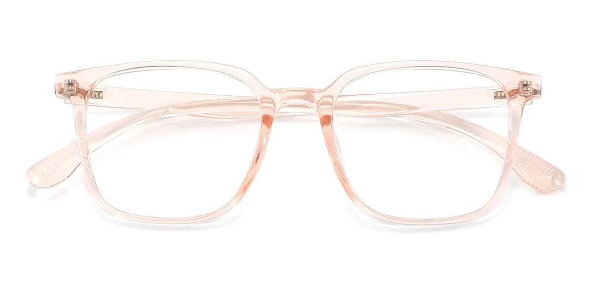 Pink Rectangle Unique Gorgeous  Eyeglasses | WhereLight