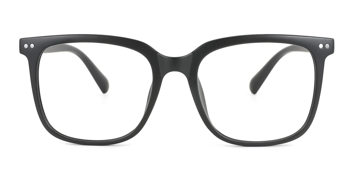 Black Rectangle Gorgeous Custom Engraving Eyeglasses | WhereLight