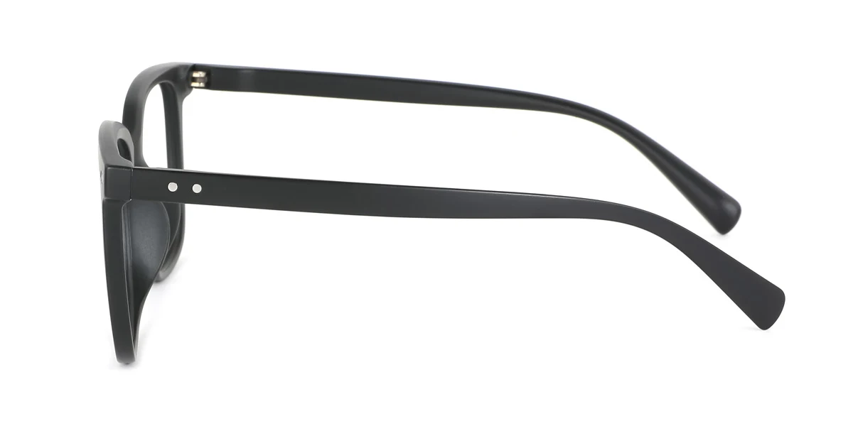 Black Rectangle Gorgeous Custom Engraving Eyeglasses | WhereLight