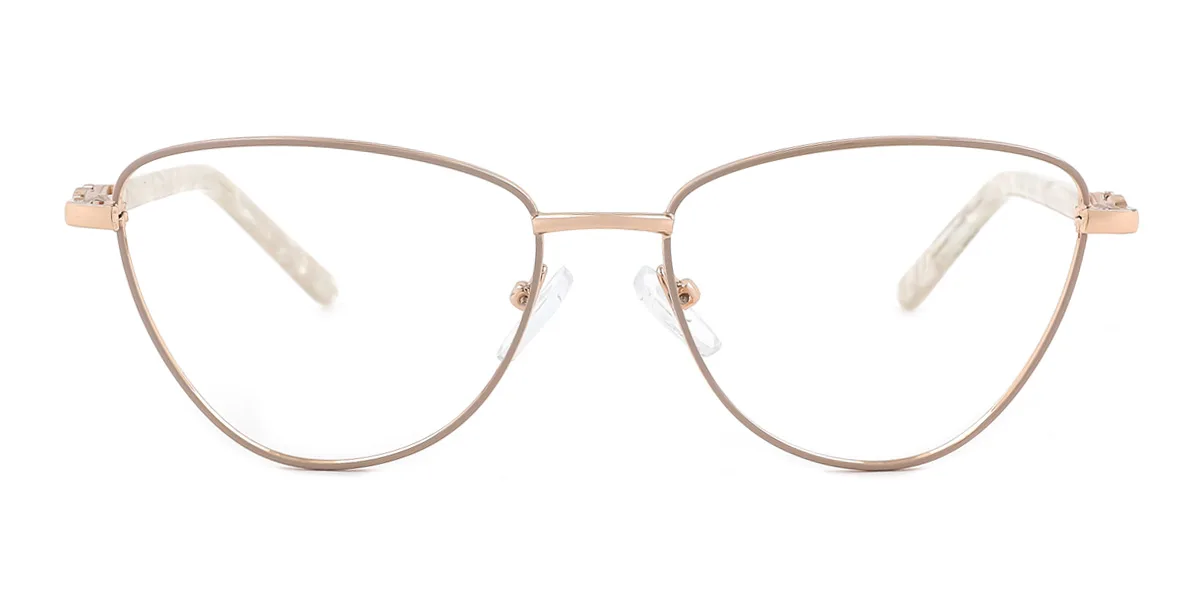 White Cateye Unique Gorgeous Spring Hinges Eyeglasses | WhereLight