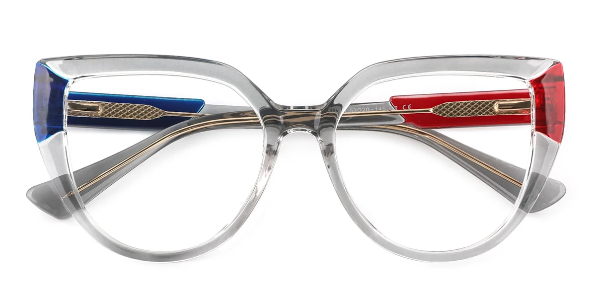 Grey Cateye Gorgeous  Eyeglasses | WhereLight