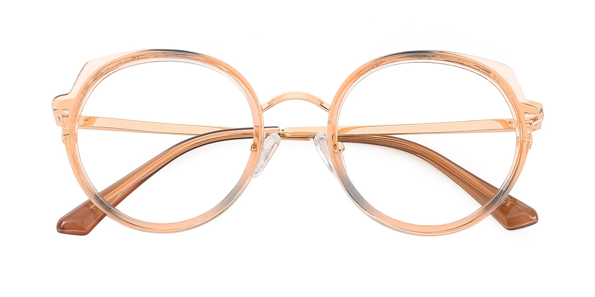 Other Round Unique Gorgeous Spring Hinges Eyeglasses | WhereLight