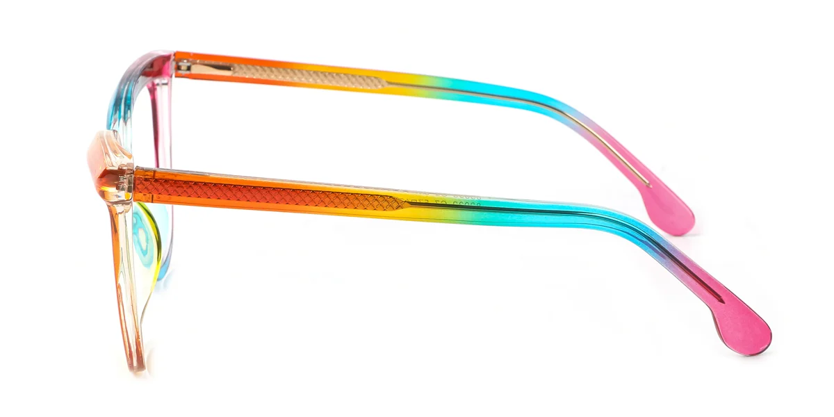 Multicolor Cateye Unique Gorgeous Spring Hinges Custom Engraving Eyeglasses | WhereLight