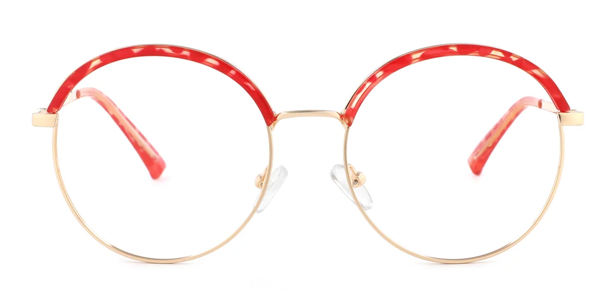 Red Oval Unique Gorgeous  Eyeglasses | WhereLight