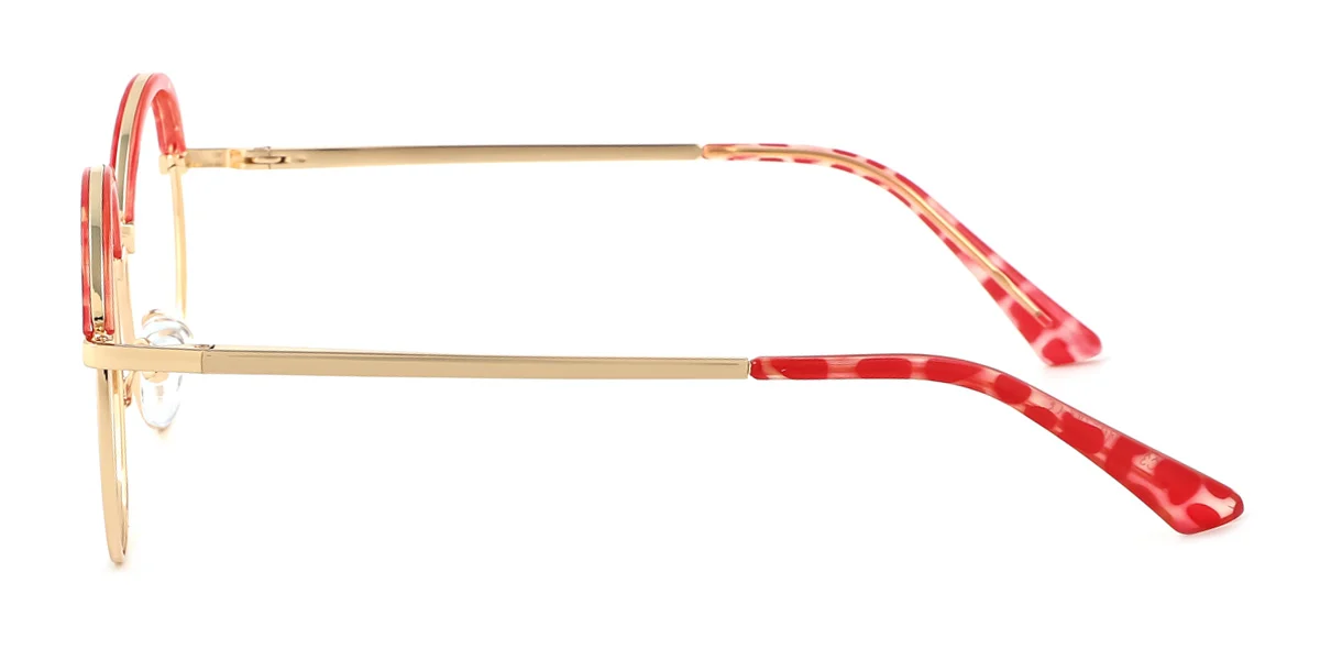 Red Oval Unique Gorgeous  Eyeglasses | WhereLight