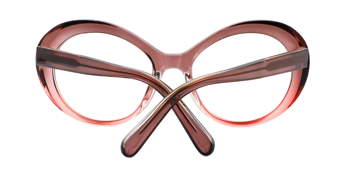Other Oval Simple Classic Retro Custom Engraving Eyeglasses | WhereLight
