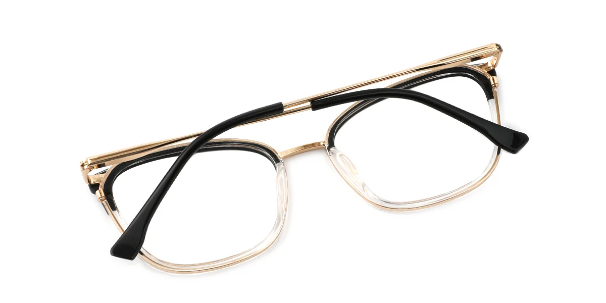 Other Rectangle Simple Classic Spring Hinges Custom Engraving Eyeglasses | WhereLight