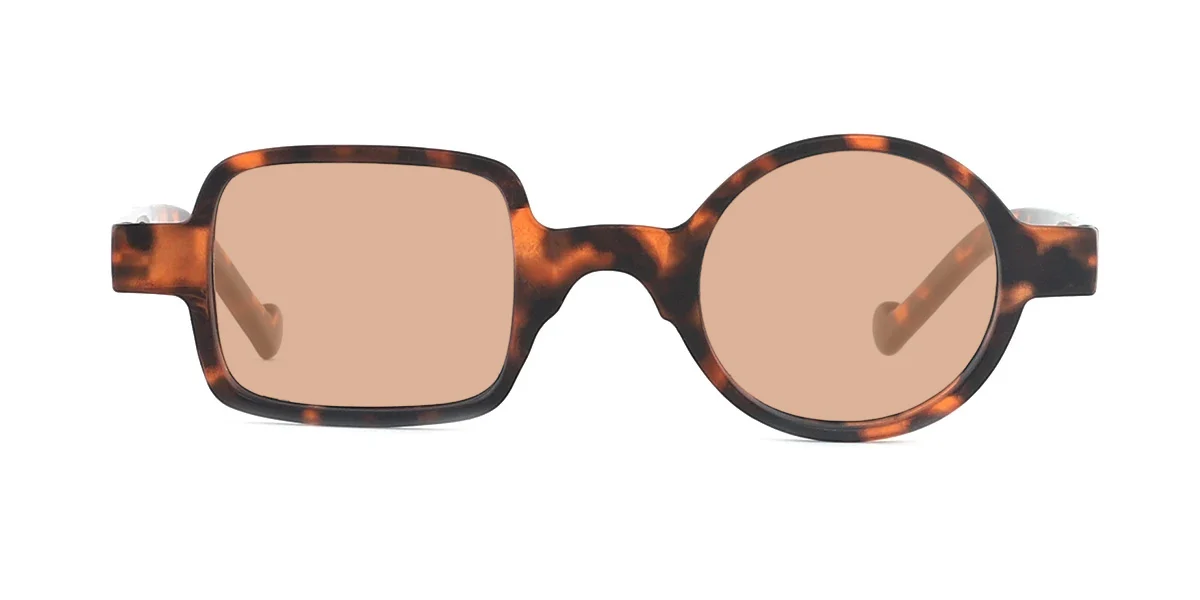 Tortoiseshell Irregular Unique Custom Engraving Eyeglasses | WhereLight